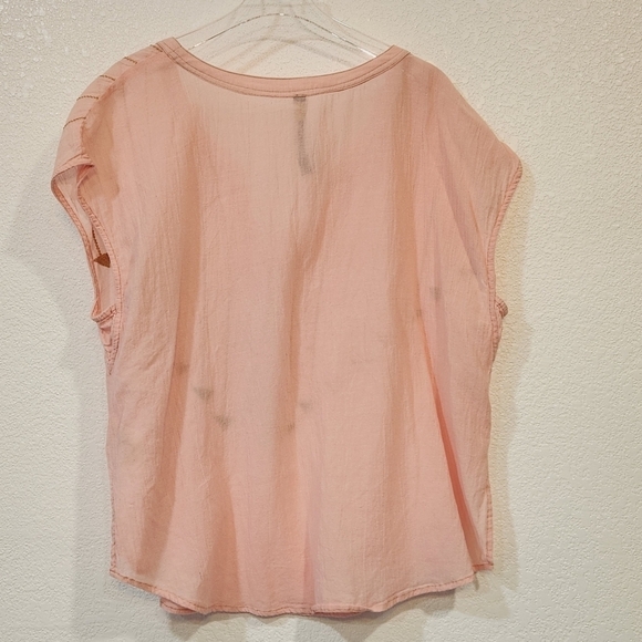 Plenty by Tracy Reese for Anthropology Women's Embroidered Henley - Picture 5 of 7